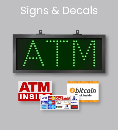 ATM Signs and Decals