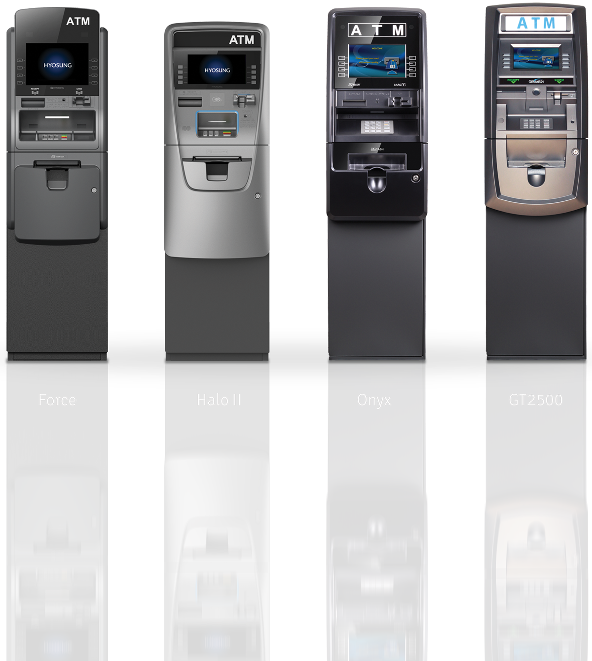 Popular Hyosung and Genmega ATMs